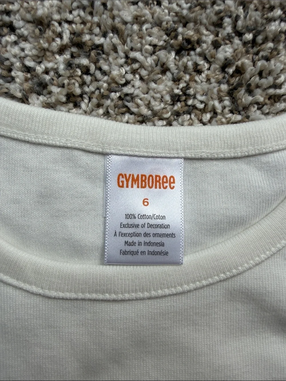 NWT Gymboree Cream Tee with Pink Car & Brown Giraffe Appliqué Safari size 6